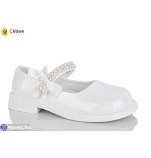 Дитячі туфлі на весну/осінь (6 пар р.32-37) білий  "Clibee-Apawwa"