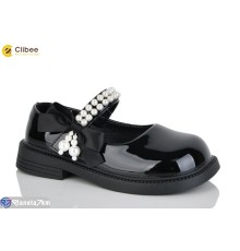Дитячі туфлі на весну/осінь (6 пар р.26-31) чорний  "Clibee-Apawwa"