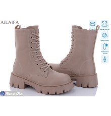 Черевики жіночі на зиму (6 пар р.36-40) бежевий  "Latifa"