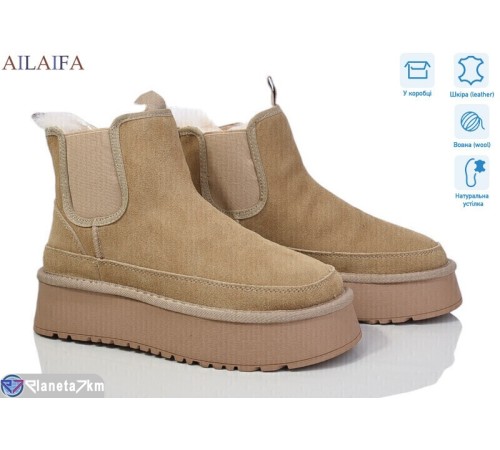 Уггі жіночі на зиму (6 пар р.36-41) бежевий  "Latifa"