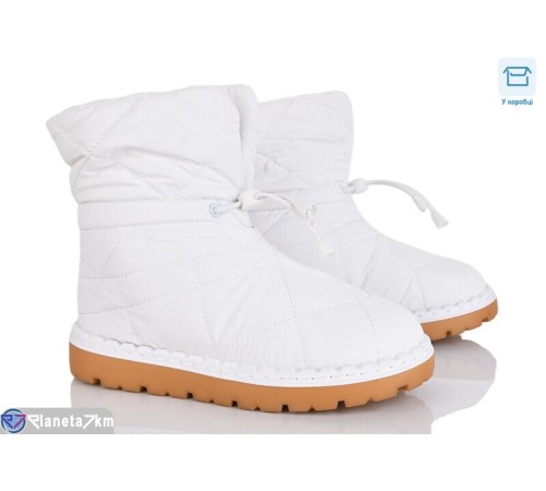 Дутики жіночі на зиму (8 пар р.36-41) білий  "Mirella"