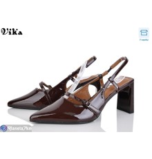 Туфлі жіночі на весну/осінь (6 пар р.36-40) коричневий  "Vika"