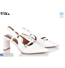 Туфлі жіночі на весну/осінь (6 пар р.36-40) білий  "Vika"