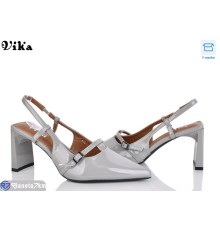 Туфлі жіночі на весну/осінь (6 пар р.36-40) сірий  "Vika"