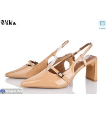 Туфлі жіночі на весну/осінь (6 пар р.36-40) коричневий  "Vika"