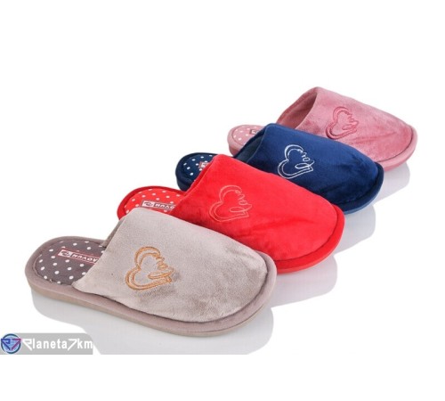 Тапки жіночі на весну/осінь (12 пар р.36-41) мікс  "ELMA"