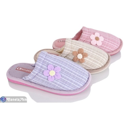 Тапки жіночі на весну/осінь (12 пар р.36-41) мікс  "ELMA"