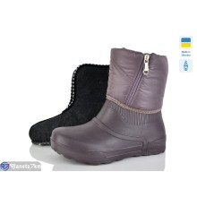 Жіночі чоботи з піни на зиму (8 пар р.36-41) фіолетовий  "LOTTOS"