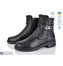 Черевики жіночі на зиму (6 пар р.36-41) чорний  "LISA"