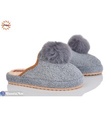 Тапки жіночі на зиму (8 пар р.36-40) сірий  "Jumay"