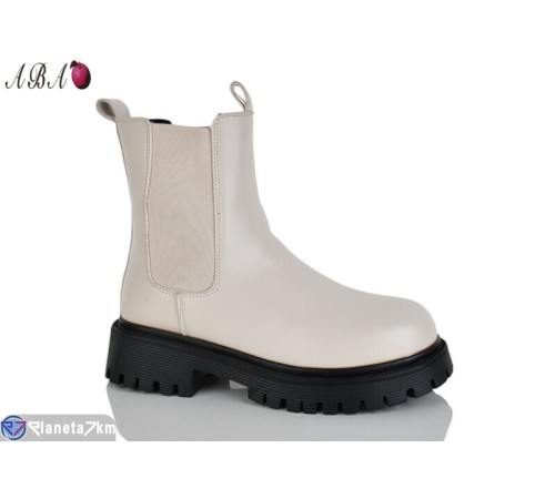 Черевики жіночі на зиму (6 пар р.36-41) бежевий  "Aba"