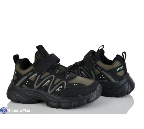 Дитячі кросівки на весну/осінь (8 пар р.32-37) хакі  "Laifakids"