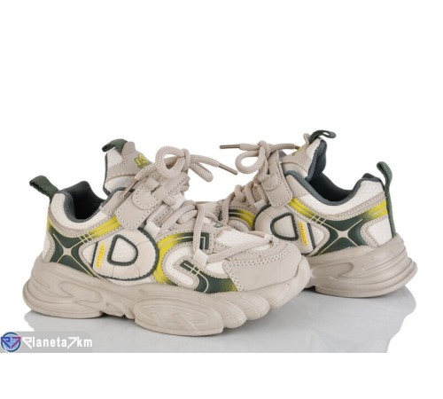 Дитячі кросівки на весну/осінь (6 пар р.32-37) бежевий  "Laifakids"