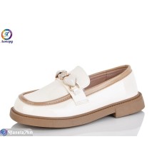 Дитячі туфлі на весну/осінь (8 пар р.31-36) бежевий  "Леопард"