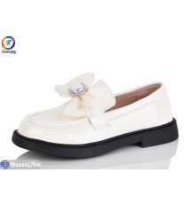 Дитячі туфлі на весну/осінь (8 пар р.31-36) бежевий  "Леопард"