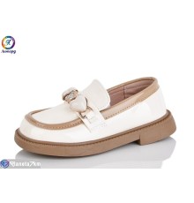 Дитячі туфлі на весну/осінь (8 пар р.26-30) бежевий  "Леопард"