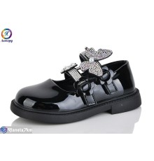 Дитячі туфлі на весну/осінь (8 пар р.26-30) бежевий  "Леопард"