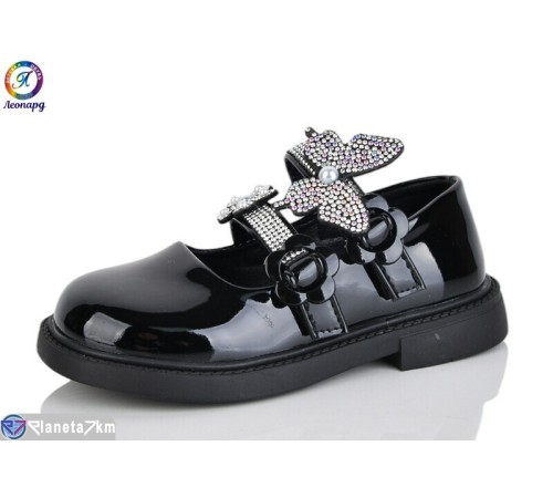 Дитячі туфлі на весну/осінь (8 пар р.26-30) бежевий  "Леопард"