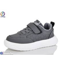 Дитячі кросівки на весну/осінь (5 пар р.27-31) сірий  "Леопард"