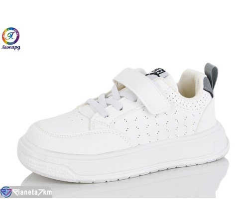 Дитячі кросівки на весну/осінь (5 пар р.27-31) білий  "Леопард"