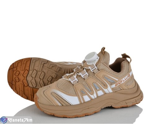 Дитячі кросівки на весну/осінь (6 пар р.32-37) коричневий  "Laifakids"