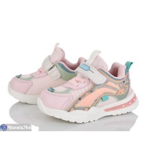 Дитячі кросівки на весну/осінь (8 пар р.21-26) рожевий  "Laifakids"