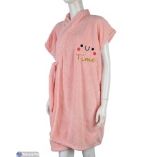 Халат жіночий на весну/осінь (2 шт. р.сетка One size) рожевий  "Kalabok"