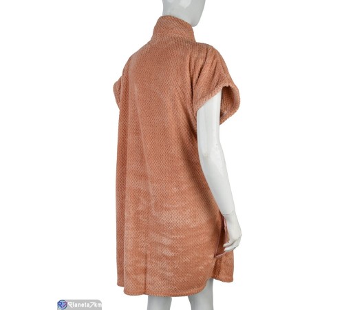 Халат жіночий на весну/осінь (2 шт. р.сетка One size) рожевий  "Kalabok"