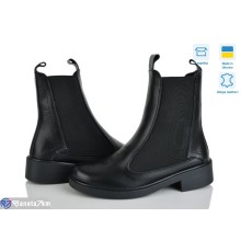 Черевики жіночі на зиму (6 пар р.36-40) чорний  "GARRA"