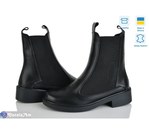 Черевики жіночі на зиму (6 пар р.36-40) чорний  "GARRA"