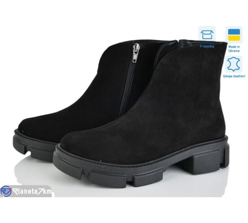 Черевики жіночі на весну/осінь (6 пар р.36-40) чорний  "GARRA"