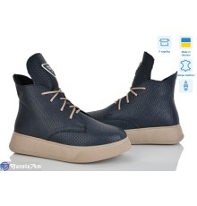 Черевики жіночі на зиму (6 пар р.36-40) синій  "Speranza"