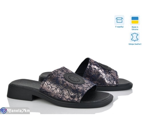 Шлепки жіночі на літо (6 пар р.36-40) бронзовий  "Speranza"