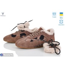 Кросівки жіночі на зиму (6 пар р.36-41) коричневий  "Viscala"