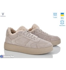 Кросівки жіночі на зиму (6 пар р.36-41) бежевий  "Viscala"