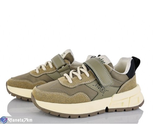 Дитячі кросівки на весну/осінь (8 пар р.32-37) хакі  "Laifakids"