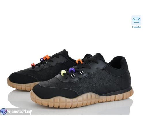 Кросівки жіночі на весну/осінь (8 пар р.36-41) чорний  "CLAN"