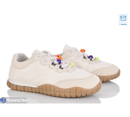 Кросівки жіночі на весну/осінь (8 пар р.36-41) бежевий  "CLAN"