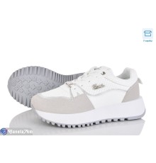 Кросівки жіночі на весну/осінь (8 пар р.36-41) білий  "CLAN"