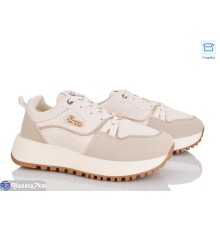 Кросівки жіночі на весну/осінь (8 пар р.36-41) бежевий  "CLAN"