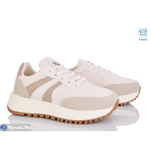 Кросівки жіночі на весну/осінь (8 пар р.36-41) бежевий  "CLAN"