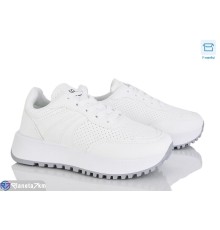 Кросівки жіночі на весну/осінь (8 пар р.36-41) білий  "CLAN"