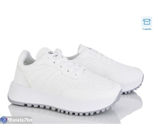 Кросівки жіночі на весну/осінь (8 пар р.36-41) білий  "CLAN"