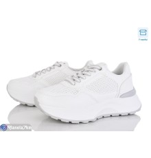 Кросівки жіночі на весну/осінь (8 пар р.36-41) білий  "CLAN"