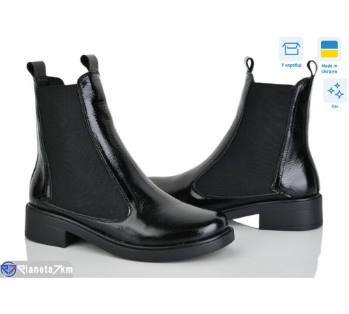 Черевики жіночі на зиму (6 пар р.36-40) чорний  "GARRA"