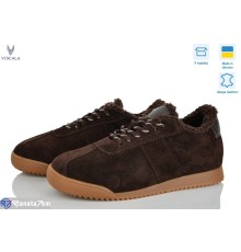 Кросівки жіночі на зиму (6 пар р.36-41) коричневий  "Viscala"