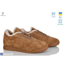 Кросівки жіночі на зиму (6 пар р.36-41) camel  "Viscala"