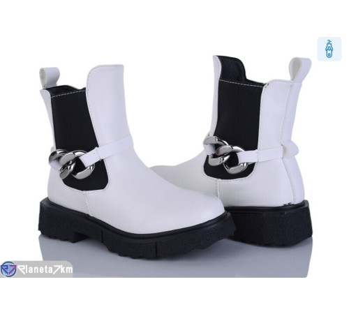 Черевики дитячі на весну/осінь (8 пар р.27-32) білий  "Laifakids"