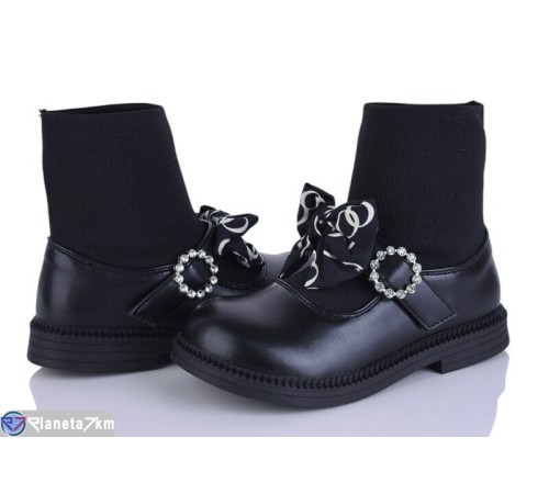 Черевики дитячі на весну/осінь (8 пар р.32-37) чорний  "Laifakids"