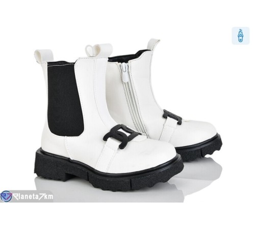 Черевики дитячі на весну/осінь (8 пар р.27-32) білий  "Laifakids"